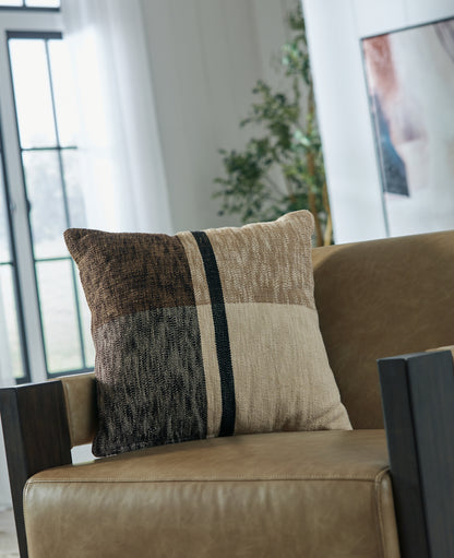 Stuart Furniture Outlet - Ashley Furniture - Adrielton Pillows - Pillow (4/CS) / Black/Brown/Tan - A1001065
