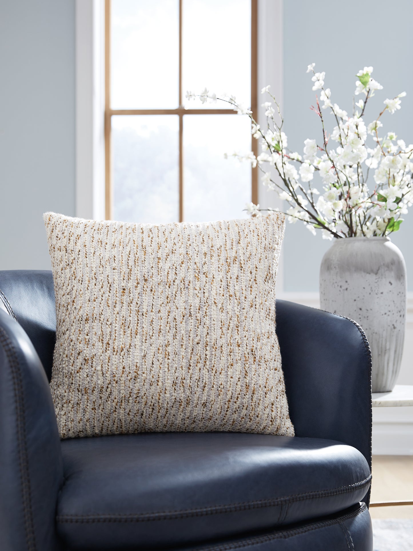 Stuart Furniture Outlet - Ashley Furniture - Abler Pillows - Pillow / Ivory/Gray/Gold - A1001068P