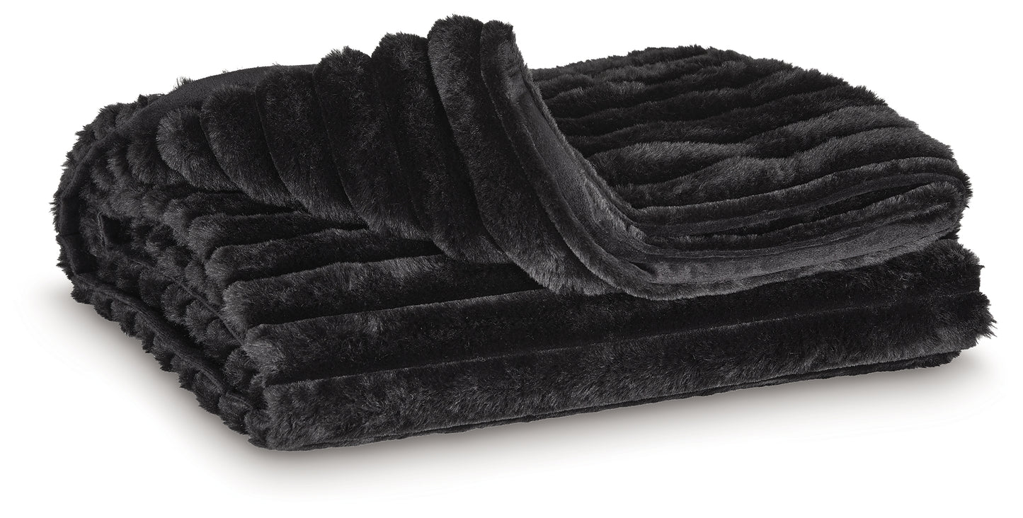 Stuart Furniture Outlet - Ashley Furniture - Alsonwell Throw (Set of 3) - Throw (3/CS) / Black - A1001083