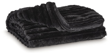 Stuart Furniture Outlet - Ashley Furniture - Alsonwell Throw (Set of 3) - Throw (3/CS) / Black - A1001083