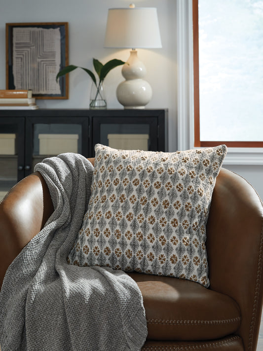 Stuart Furniture Outlet - Ashley Furniture - Dainwick Pillows - Pillow (4/CS) / White/Gray/Brown - A1001102