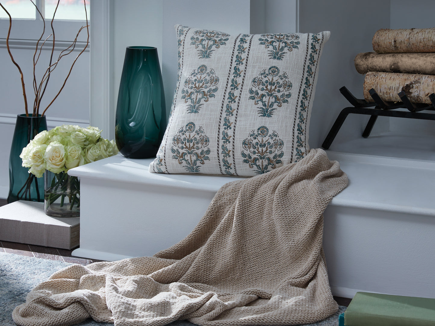 Stuart Furniture Outlet - Ashley Furniture - Paulmour Pillows - Pillow (4/CS) / Ivory/Green/Brown - A1001105