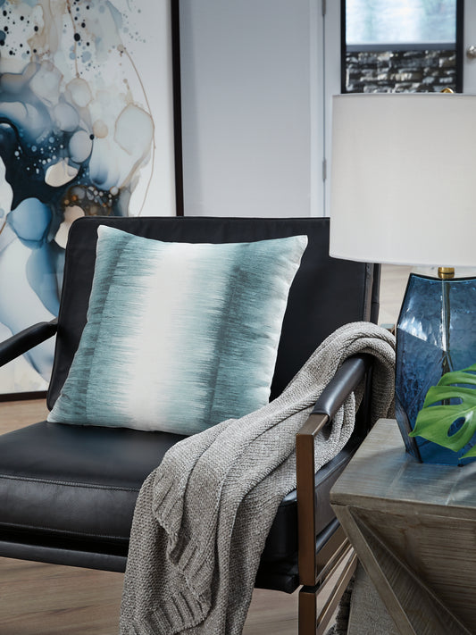 Stuart Furniture Outlet - Ashley Furniture - Elonwich Pillows - Pillow / Teal/White - A1001106P
