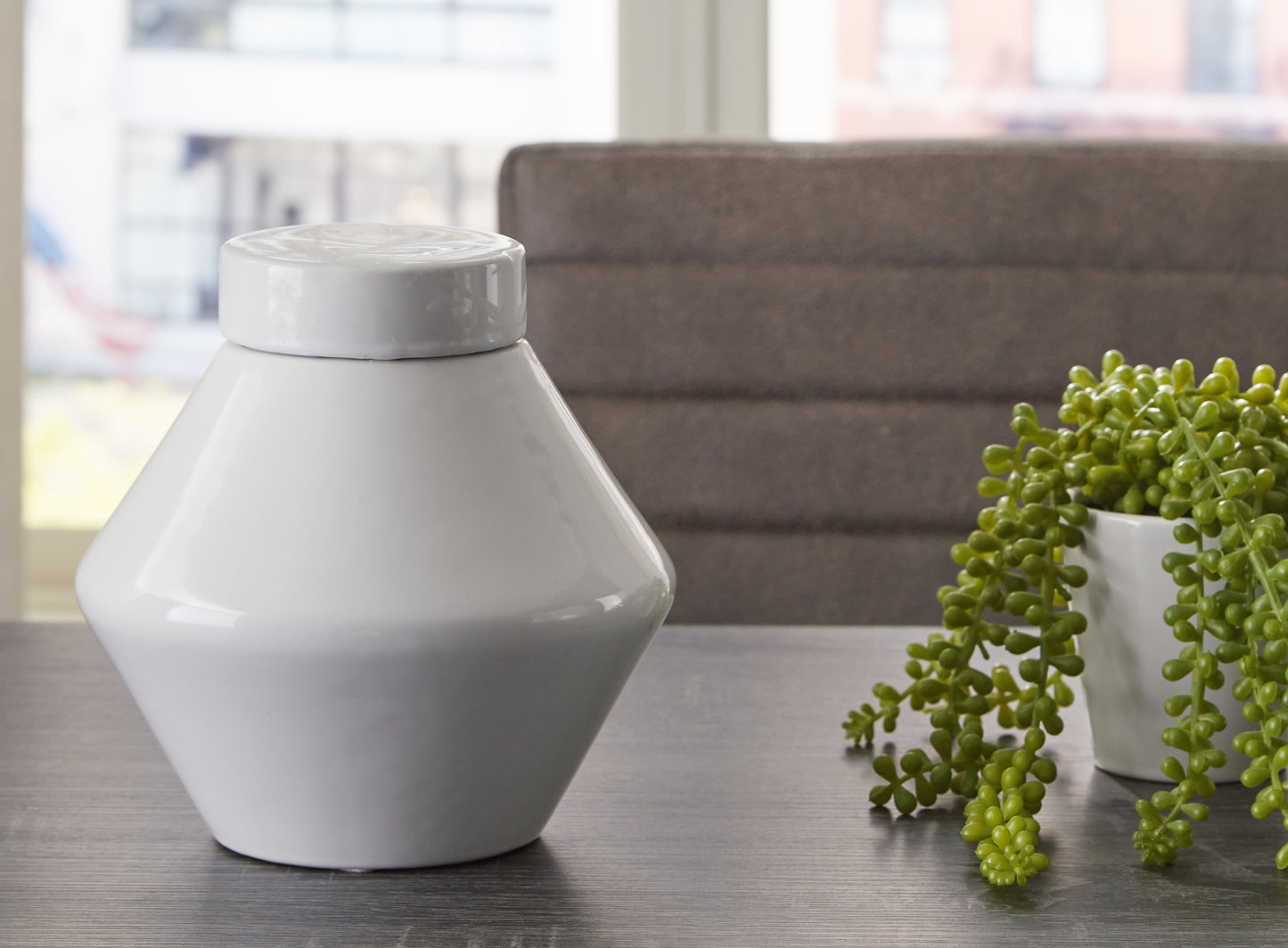 Stuart Furniture Outlet - Ashley Furniture - Domina Jar (Set of 2) - Jar (2/CS) / White - A2000485