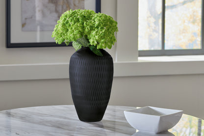 Stuart Furniture Outlet - Ashley Furniture - Etney Vase - Vase / Slate - A2000509