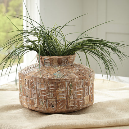 Stuart Furniture Outlet - Ashley Furniture - Meltland Vase - Vase / Natural/Black - A2000557