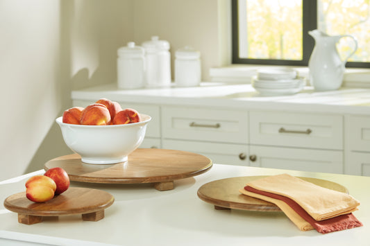 Stuart Furniture Outlet - Ashley Furniture - Kaidler Tray Set (Set of 3) - Tray Set (3/CN) / Brown - A2000614