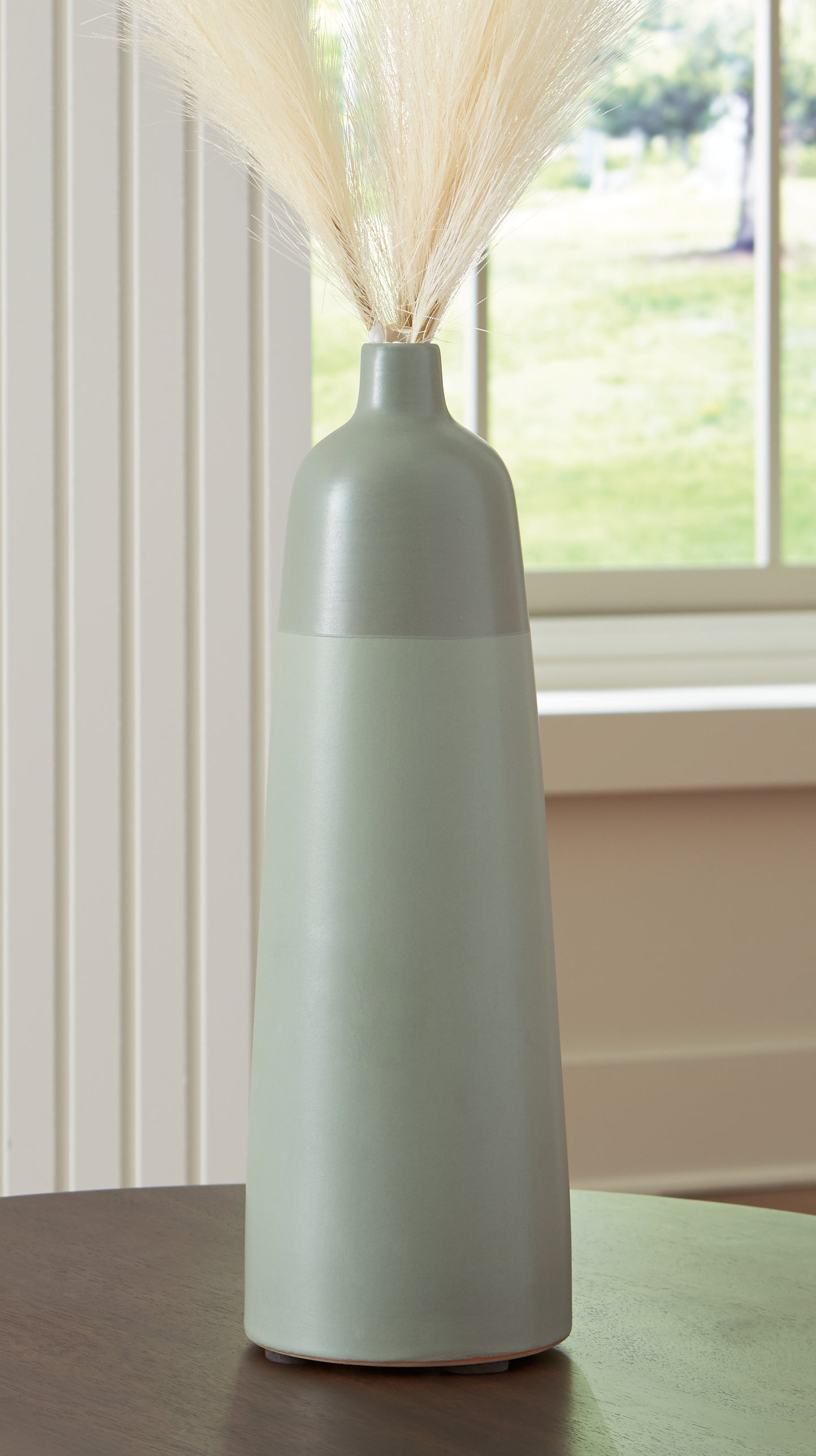 Stuart Furniture Outlet - Ashley Furniture - Peerland Vase - Vase / Sage Green - A2000655