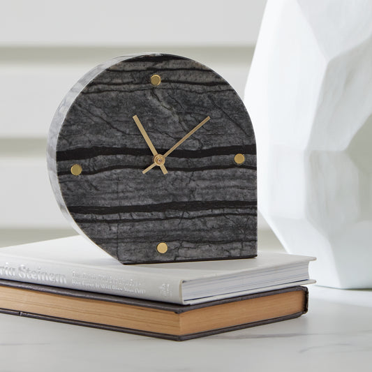 Stuart Furniture Outlet - Ashley Furniture - Janmour Table Clock (Set of 2) - Table Clock (2/CS) / Black - A2000661