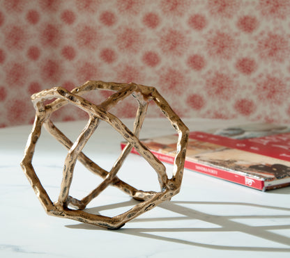 Stuart Furniture Outlet - Ashley Furniture - Laddington Sculpture - Sculpture (2/CS) / Antique Brass Finish - A2000670