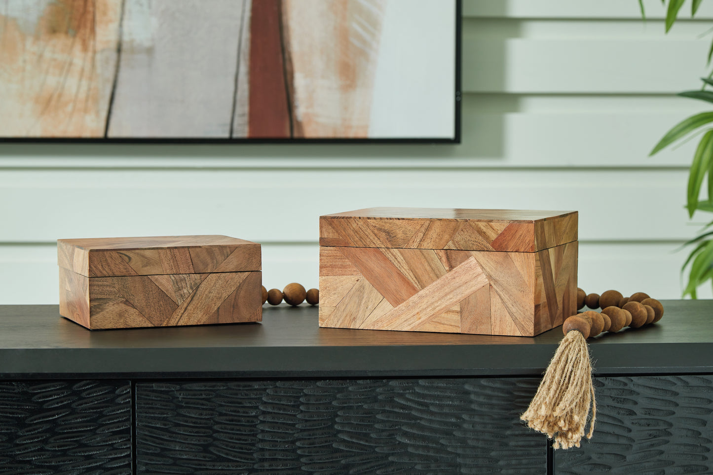 Stuart Furniture Outlet - Ashley Furniture - Antford Box (Set of 2) - Box Set (Set of 2) / Brown - A2000691