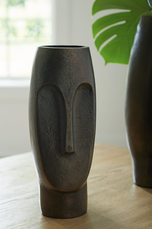 Stuart Furniture Outlet - Ashley Furniture - Elanman Vase - Vase / Antique Bronze Finish - A2000692