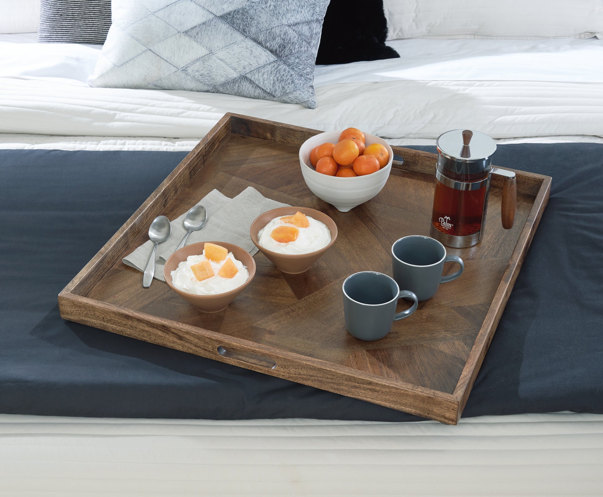 Stuart Furniture Outlet - Ashley Furniture - Heddford Tray - Tray / Brown - A2000722