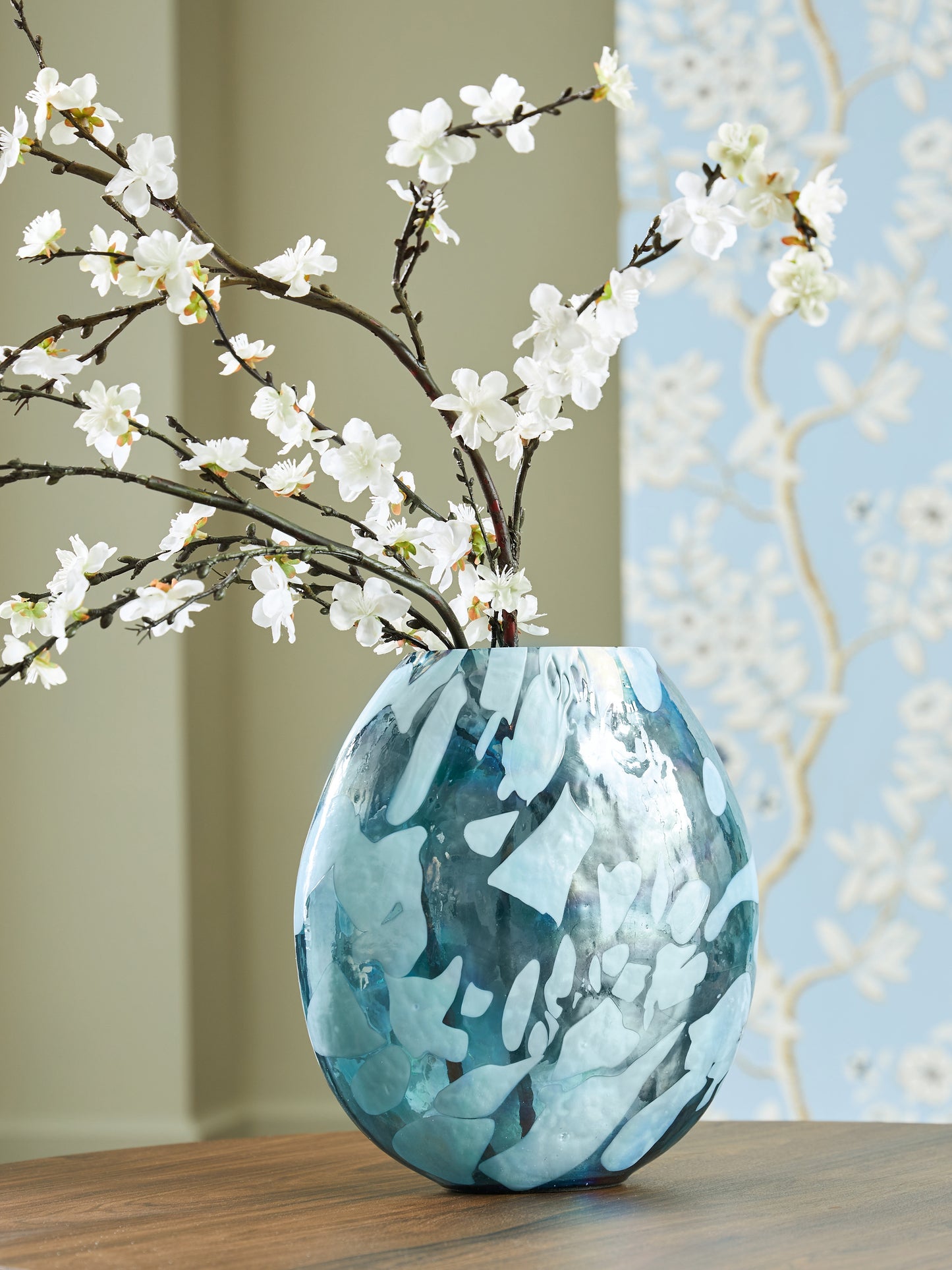 Stuart Furniture Outlet - Ashley Furniture - Cartshaw Vase - Vase / Iridescent Teal - A2000739