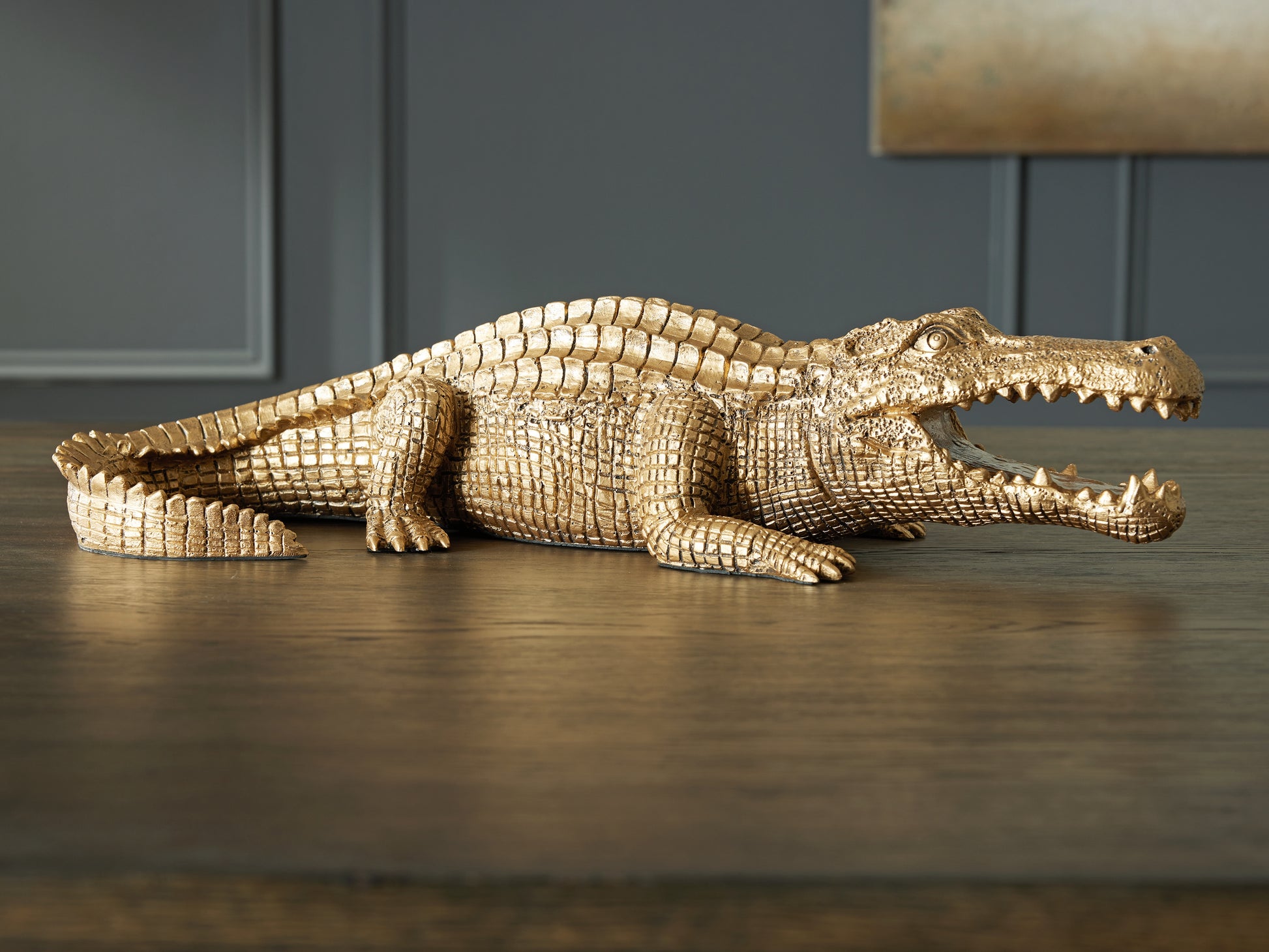 Stuart Furniture Outlet - Ashley Furniture - Lauretman Sculpture - Sculpture / Antique Gold Finish - A2000765