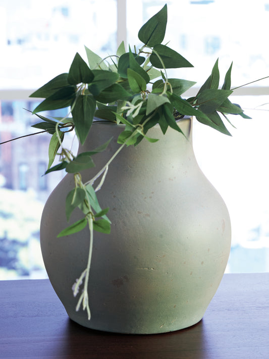 Stuart Furniture Outlet - Ashley Furniture - Baychester Vase - Vase / Antique Green - A2000805