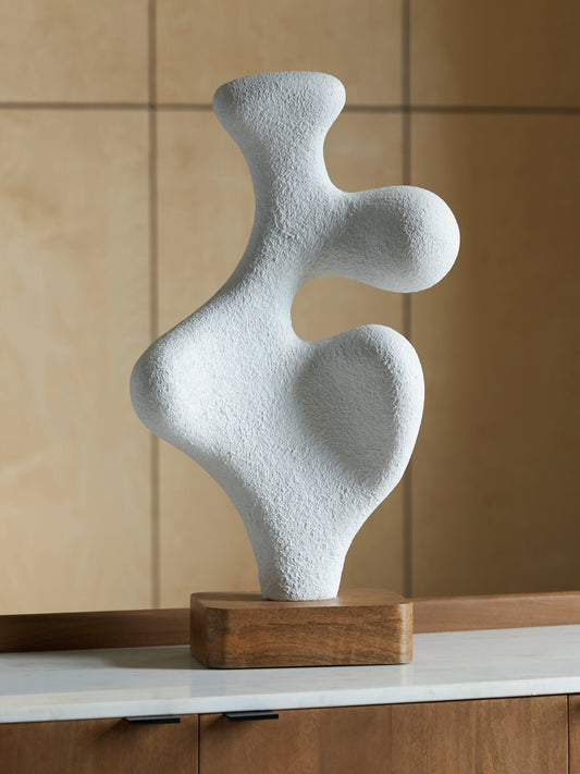 Stuart Furniture Outlet - Ashley Furniture - Lavarsen Sculpture - Sculpture / White/Brown - A2000840