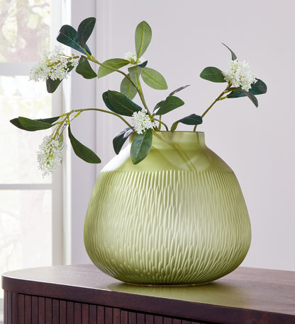 Stuart Furniture Outlet - Ashley Furniture - Scottyard Vase - Vase / Olive Green - A2900007