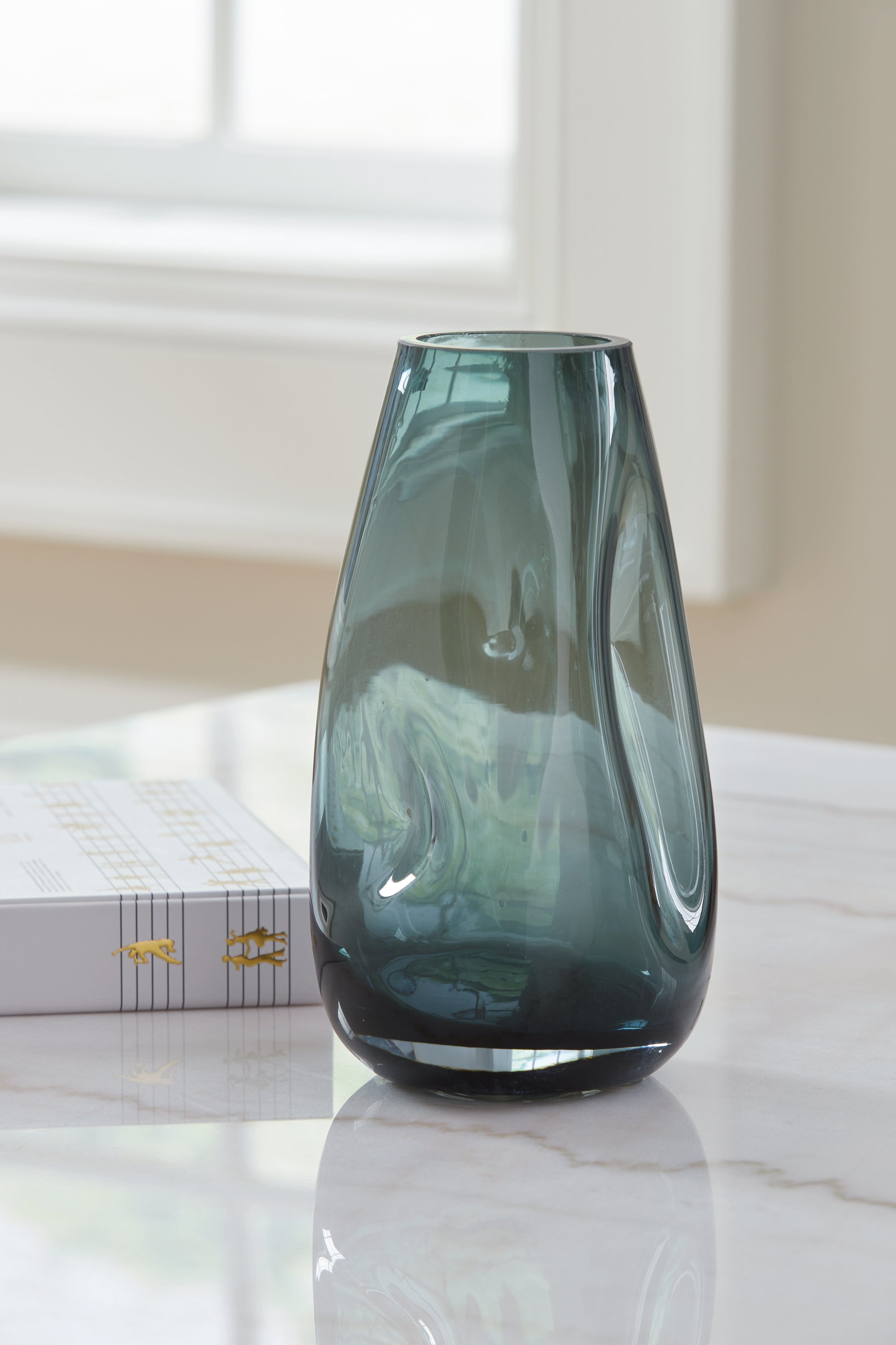 Stuart Furniture Outlet - Ashley Furniture - Beamund Vase - Vase (2/CS) / Teal Blue - A2900010