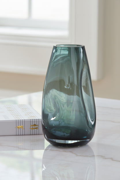 Stuart Furniture Outlet - Ashley Furniture - Beamund Vase - Vase (2/CS) / Teal Blue - A2900010