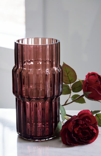 Stuart Furniture Outlet - Ashley Furniture - Dorlow Vase - Vase / Mauve - A2900024V