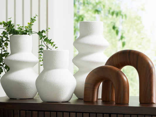 Stuart Furniture Outlet - Ashley Furniture - Carterworth Accessory Set (Set of 5) - Accessory Set (5/CN) / White/Brown - A2C00210