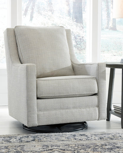 Stuart Furniture Outlet - Ashley Furniture - Kambria Swivel Glider Accent Chair - Swivel Glider Accent Chair / Frost - A3000206