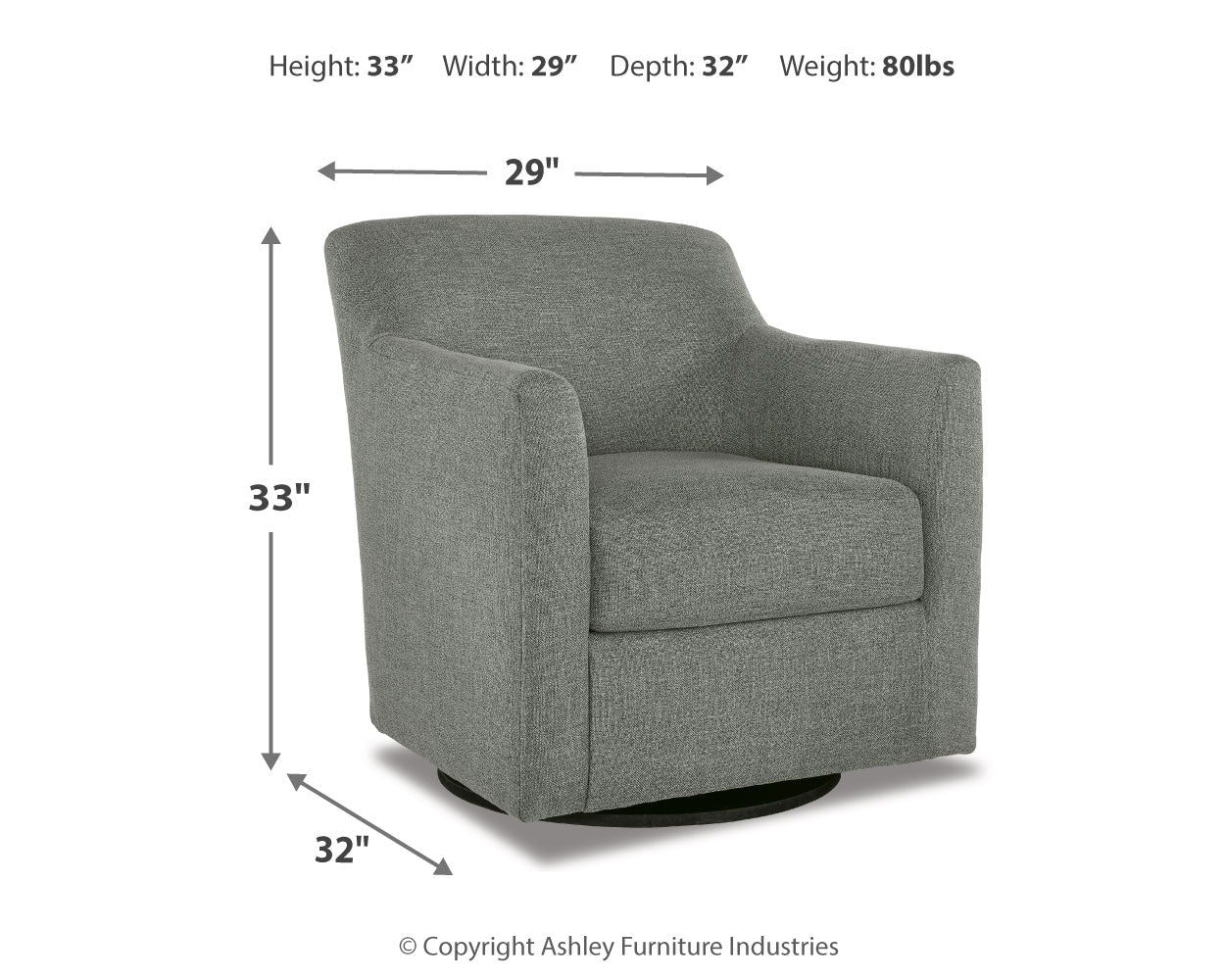 Bradney Swivel Accent Chair