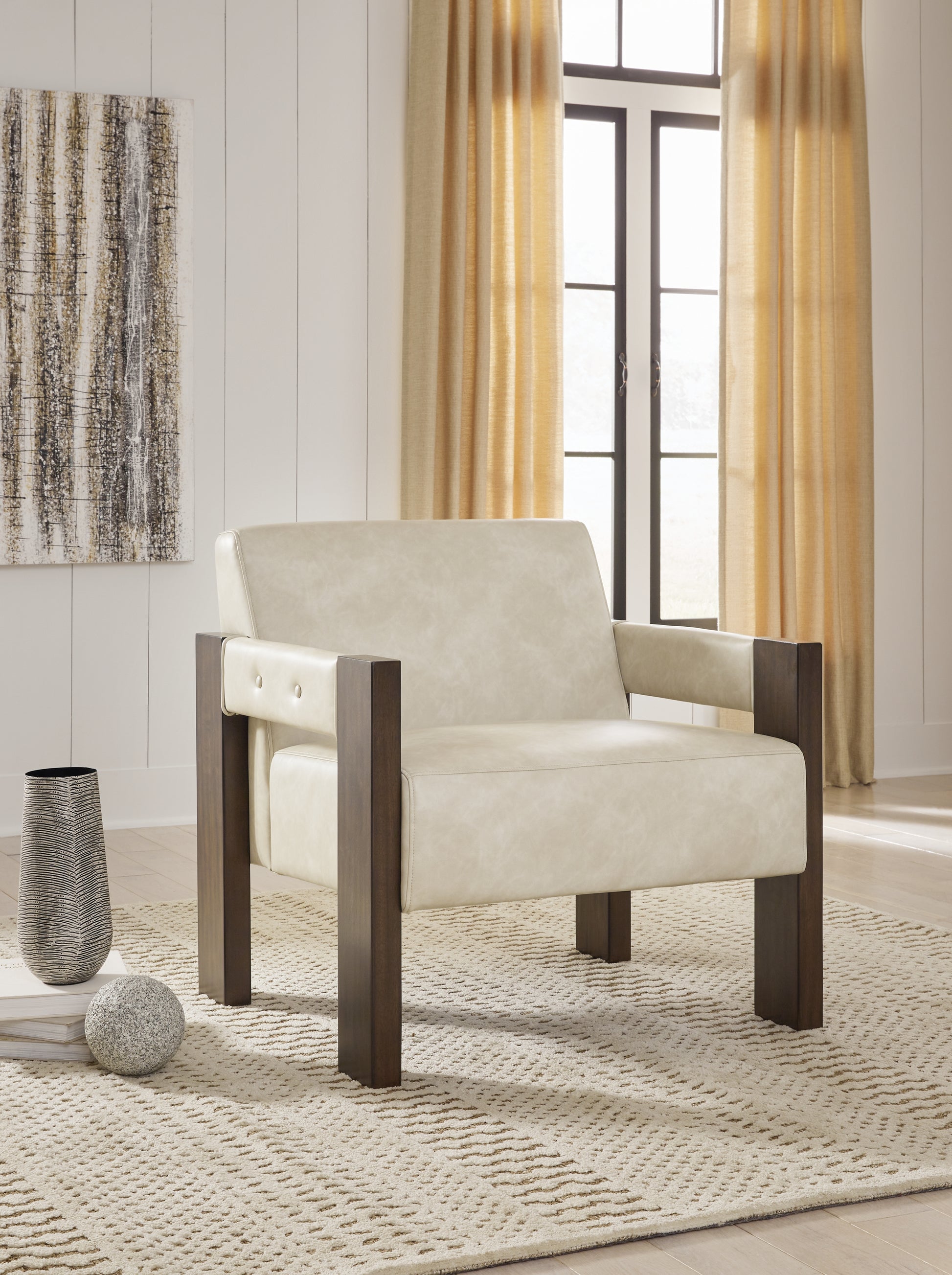 Stuart Furniture Outlet - Ashley Furniture - Adlanlock Accent Chair - Accent Chair / Bone - A3000694