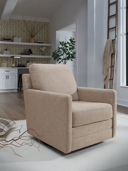 Stuart Furniture Outlet - Ashley Furniture - Freybourne Next-Gen Nuvella Swivel Accent Chair - Swivel Accent Chair / Twill - A3000736