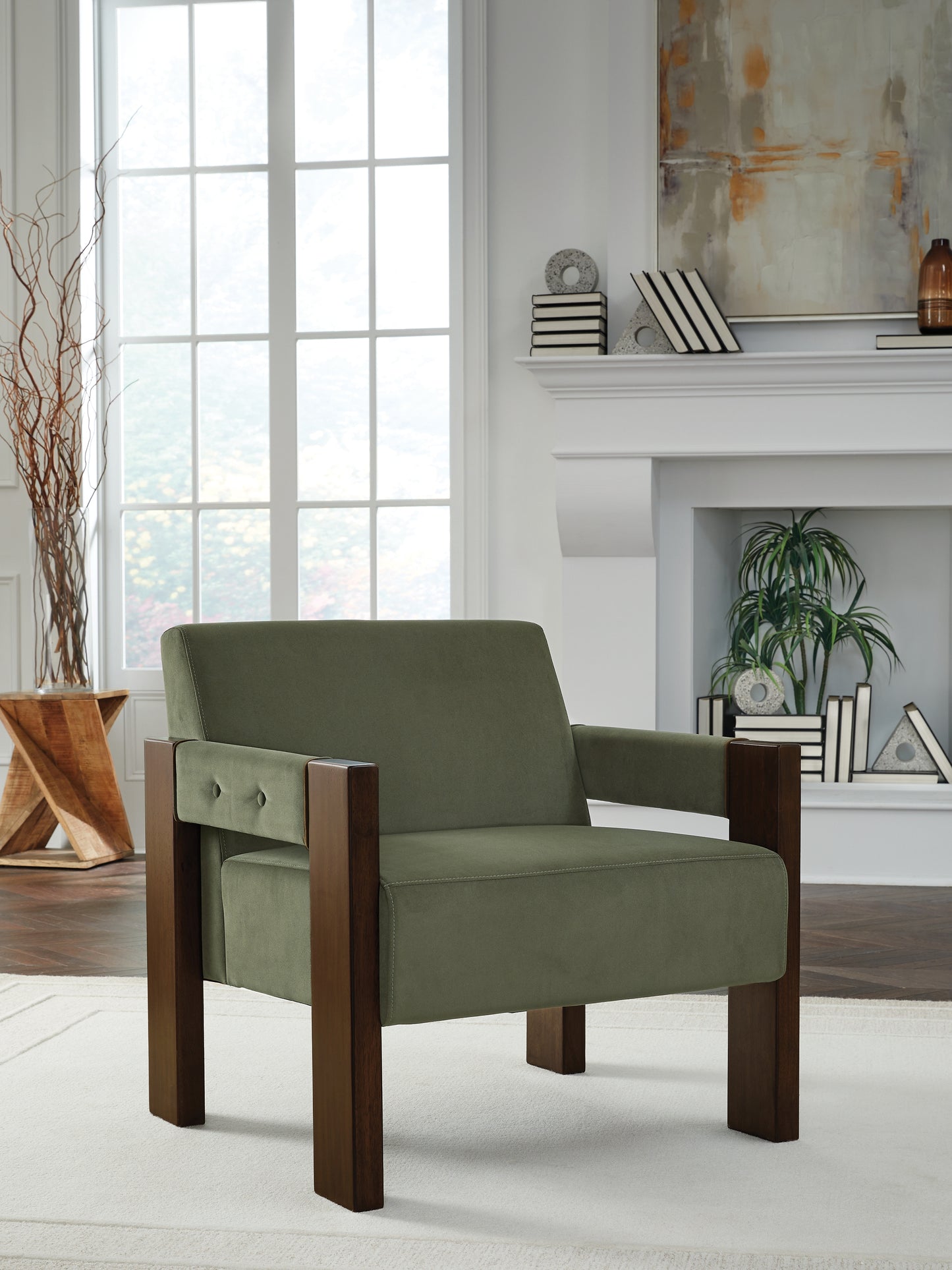 Stuart Furniture Outlet - Ashley Furniture - Adlanlock Accent Chair - Accent Chair / Olive - A3000740