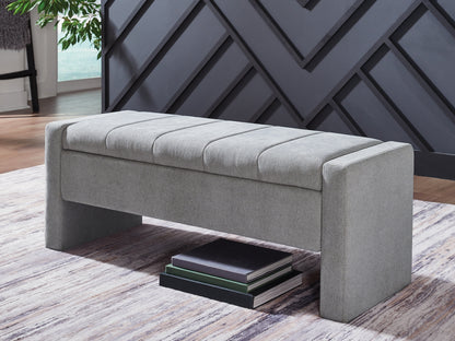 Stuart Furniture Outlet - Ashley Furniture - Akselman Storage Bench - Storage Bench / Gray / 50"W x 19"D x 19"H - A3000744