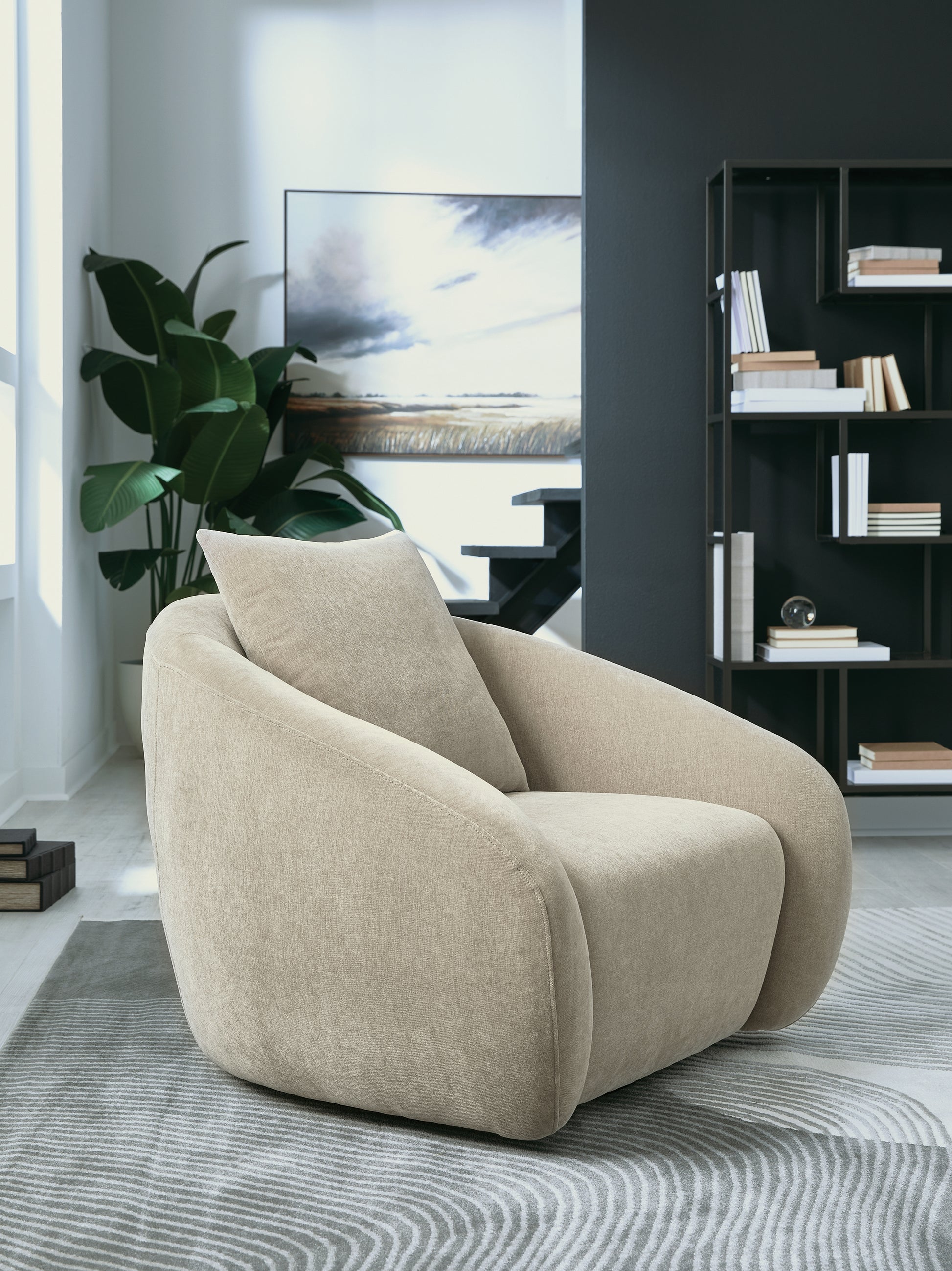 Stuart Furniture Outlet - Ashley Furniture - Yahya Swivel Accent Chair - Swivel Accent Chair - A3000782