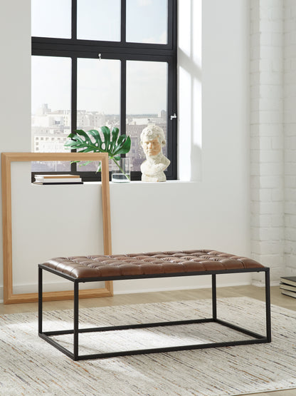 Stuart Furniture Outlet - Ashley Furniture - Junsor Living Room - Cocktail Ottoman - A3000826