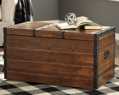 Stuart Furniture Outlet - Ashley Furniture - Kettleby Storage Trunk - Storage Trunk / Brown - A4000096