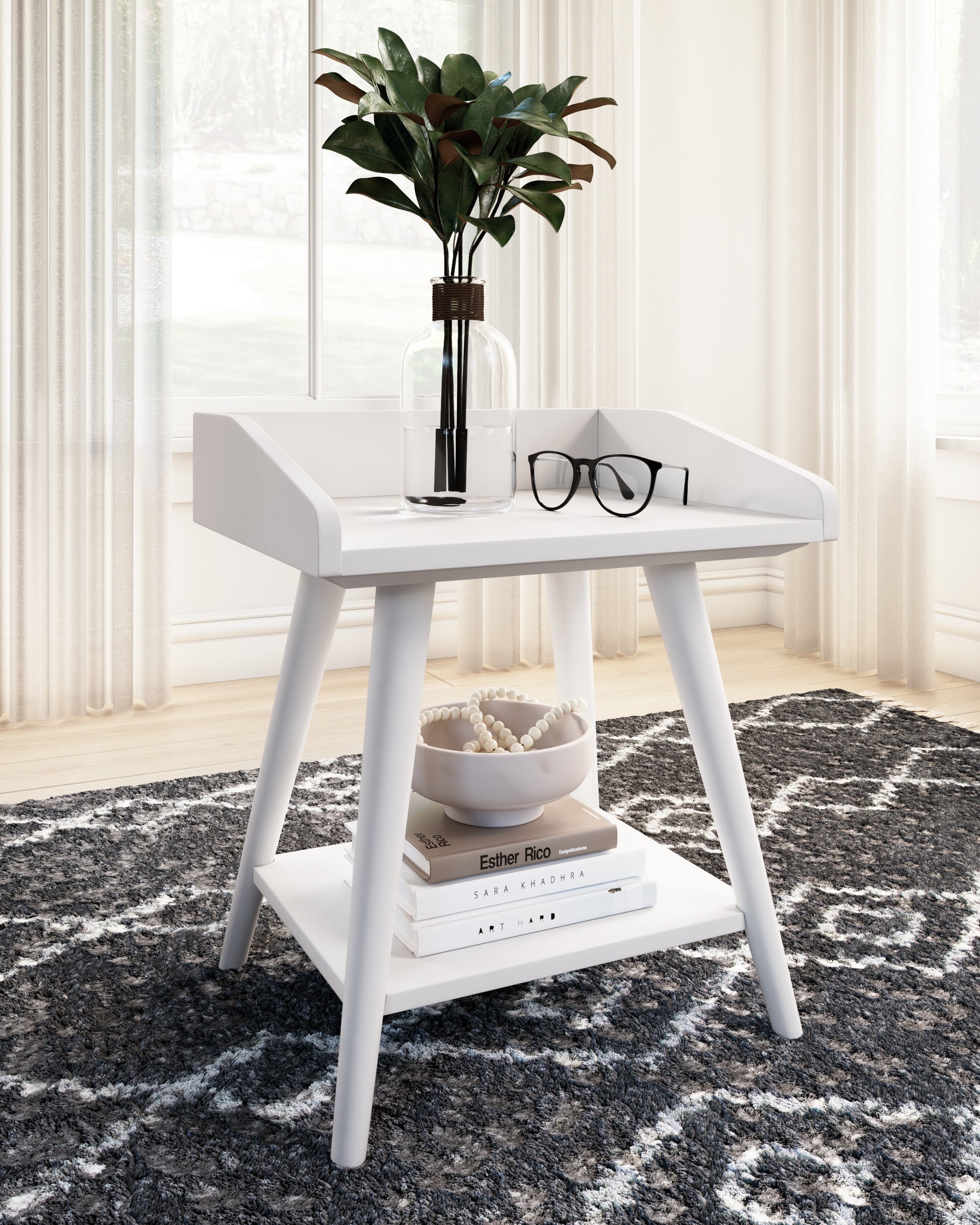 Stuart Furniture Outlet - Ashley Furniture - Blariden Accent Table - Accent Table / White - A4000367