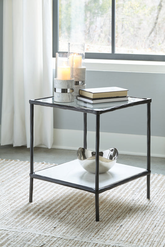 Stuart Furniture Outlet - Ashley Furniture - Ryandale Accent Table - Accent Table / Antique Black - A4000462