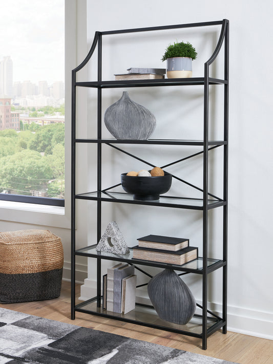 Stuart Furniture Outlet - Ashley Furniture - Dakerwell Bookcase - Bookcase / Antique Black - A4000557