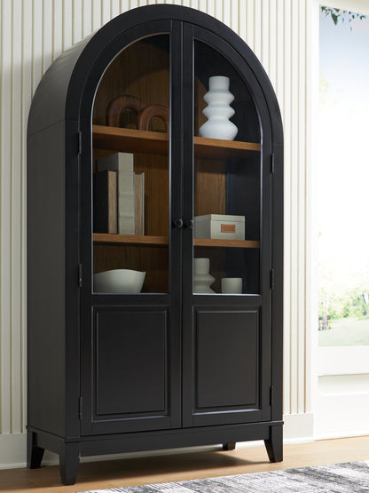 Stuart Furniture Outlet - Ashley Furniture - Dagandale Accent Cabinet - Accent Cabinet / Black/Natural - A4000599