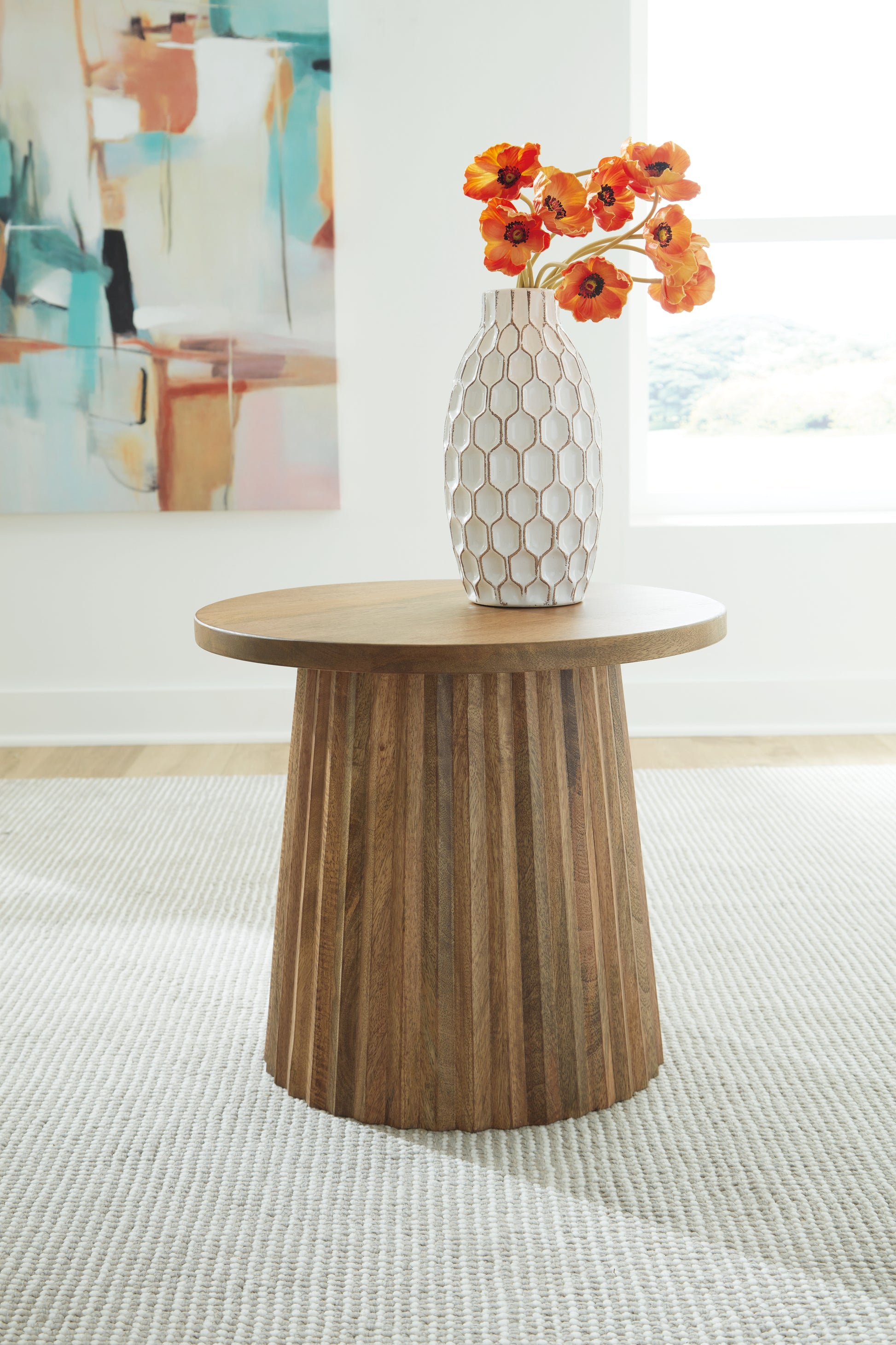 Stuart Furniture Outlet - Ashley Furniture - Ceilby Accent Table - Accent Table / Natural - A4000602