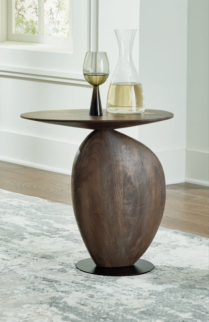 Stuart Furniture Outlet - Ashley Furniture - Cormmet Accent Table - Accent Table / Brown/Black - A4000612
