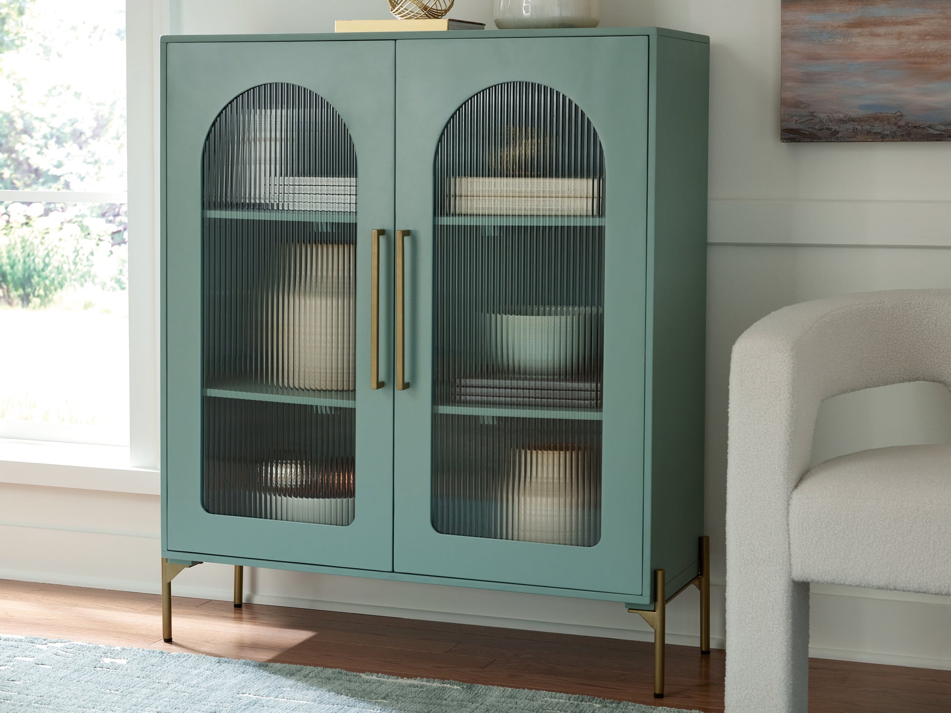 Stuart Furniture Outlet - Ashley Furniture - Adwen Accent Cabinet - Accent Cabinet / Light Green - A4000665