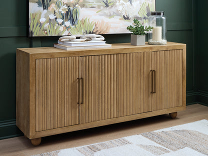 Stuart Furniture Outlet - Ashley Furniture - Niam Accent Cabinet - Accent Cabinet / Light Antique Beige - A4000684