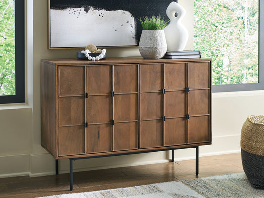 Stuart Furniture Outlet - Ashley Furniture - Juddins Accent Cabinet - Accent Cabinet / Brown - A4000692