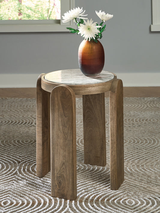 Stuart Furniture Outlet - Ashley Furniture - Gavrilley Accent Table - Accent Table / Gray/White/Brown - A4000722