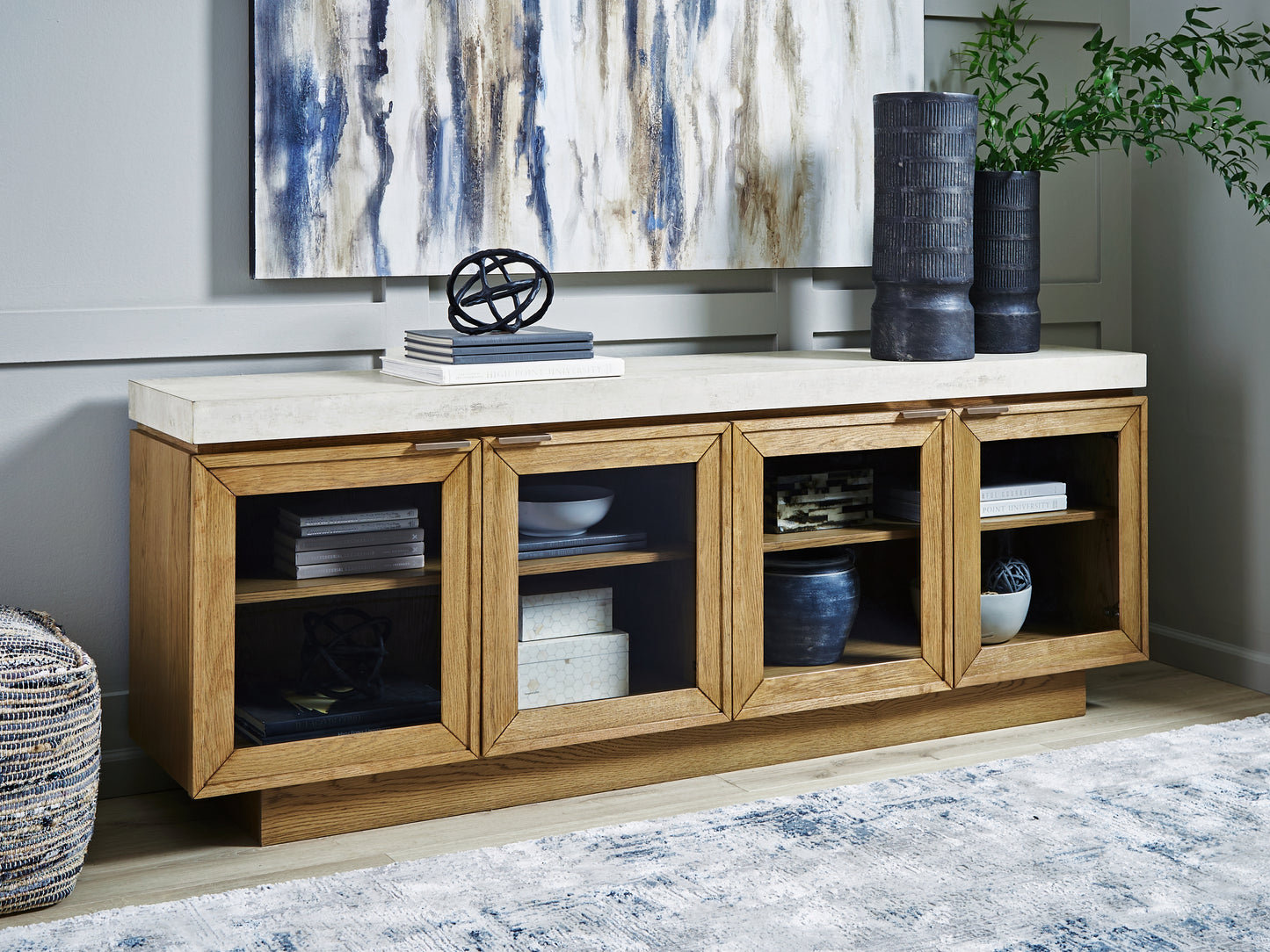 Stuart Furniture Outlet - Ashley Furniture - Adanworth Accent Cabinet - Accent Cabinet - A4000731