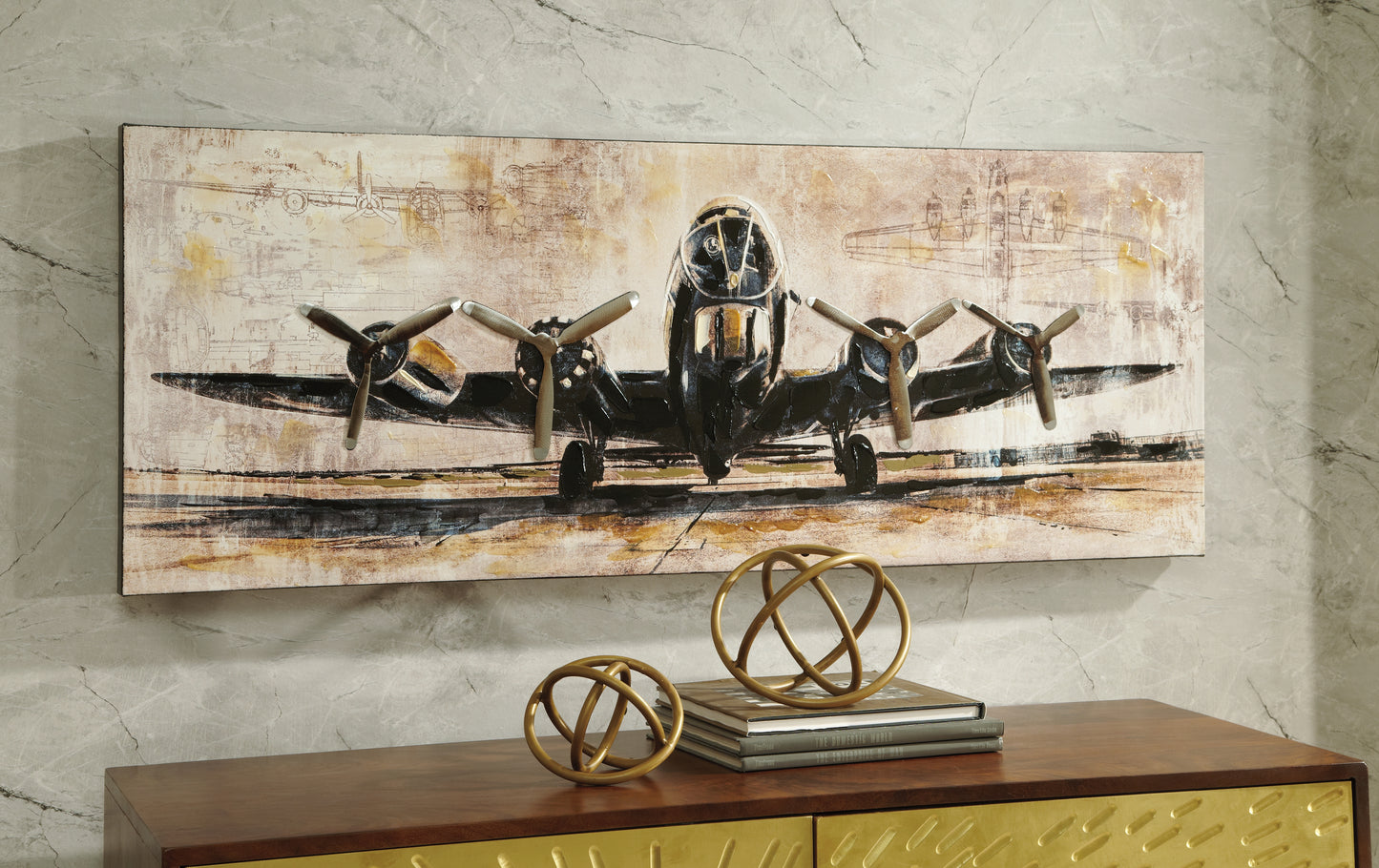 Stuart Furniture Outlet - Ashley Furniture - Kalene Wall Decor - Wall Art / Brown/Black - A8000152
