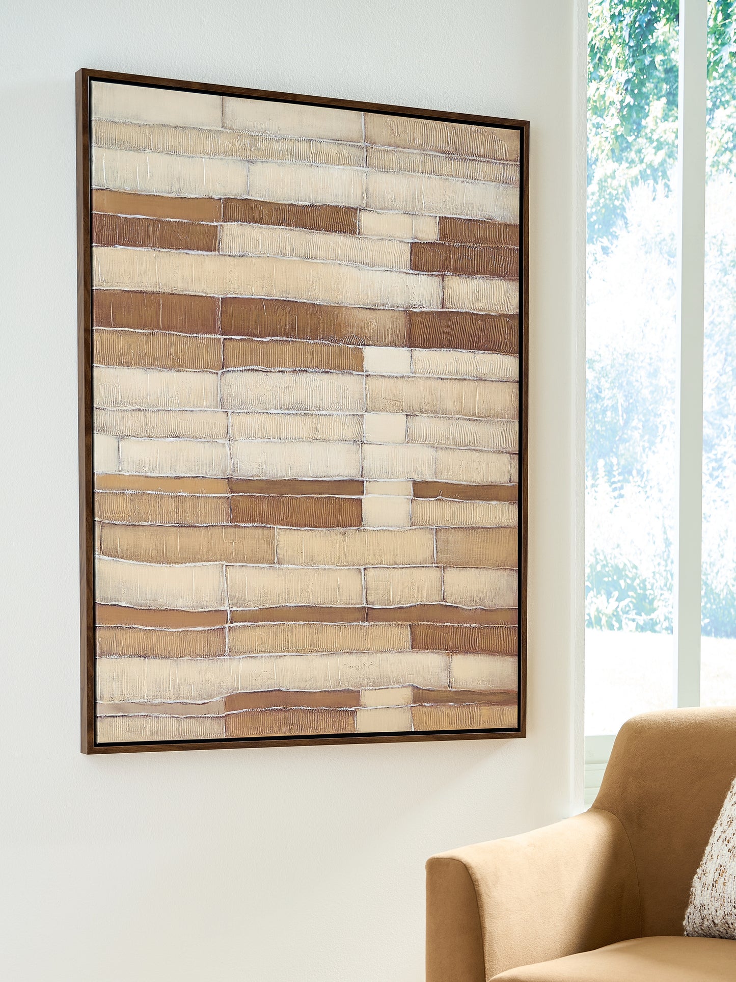Stuart Furniture Outlet - Ashley Furniture - Kalanmore Wall Decor - Wall Art / Brown/Tan/White - A8000460