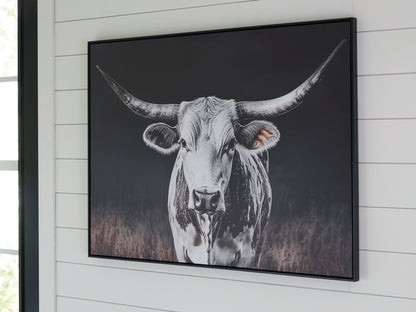 Stuart Furniture Outlet - Ashley Furniture - Harlandale Wall Decor - Wall Art / Black/White/Brown - A8000467