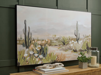 Stuart Furniture Outlet - Ashley Furniture - Sidworth Wall Decor - Wall Art / Green/Beige/Gray - A8000480